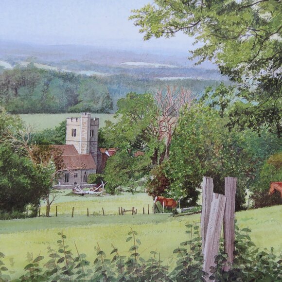 Set 4 Tablemats Watercolour Scenes of Kent England (K713) - Picture 5 of 9